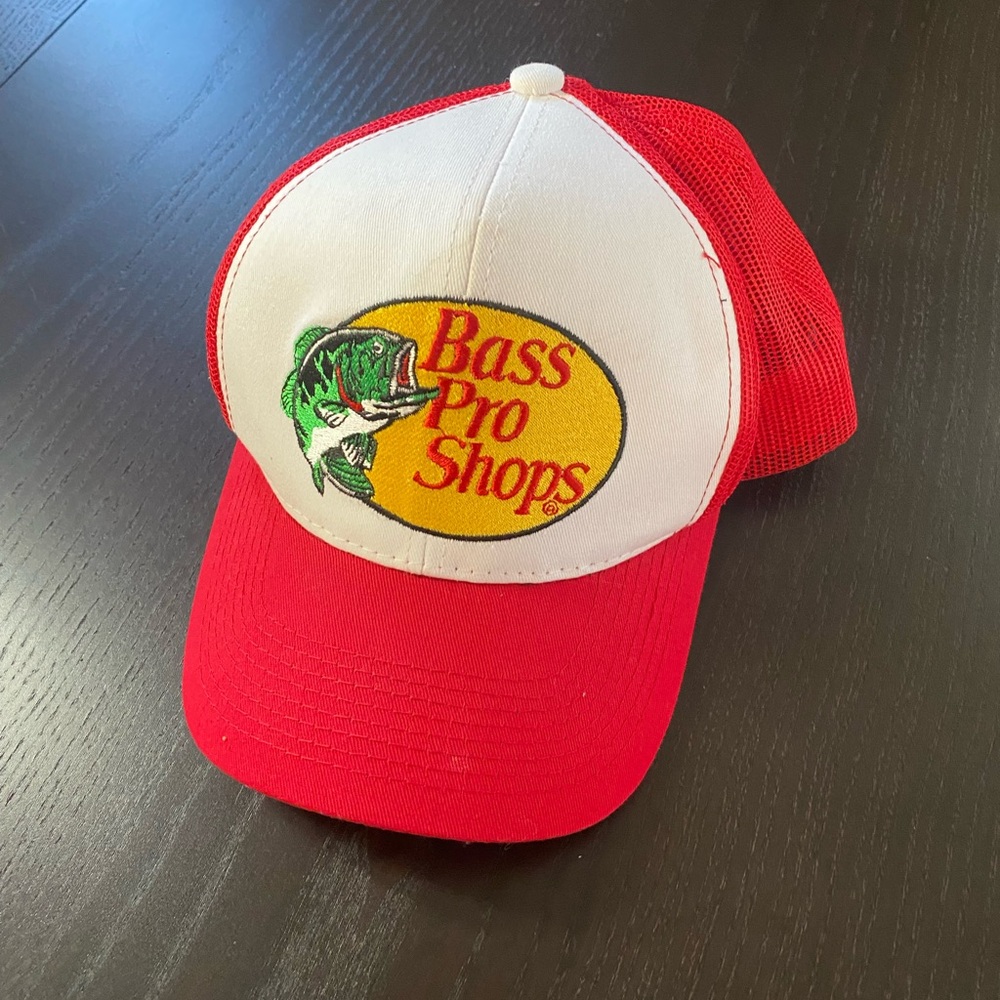 Bass Pro Shops Red Mesh Cap